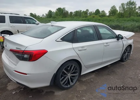 2022 Honda Civic Touring z USA, uszkodzony, nr VIN 2HGFE1F91NH301632